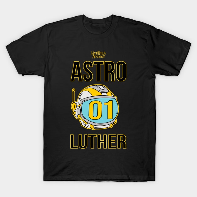 UMBRELLA ACADEMY: ASTRO LUTHER FULL COLOR T-Shirt by FunGangStore